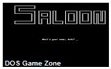Saloon DOS Game