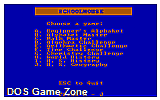 Schoolhouse DOS Game
