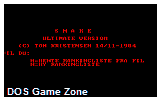 SNAKE- Ultimate Version DOS Game