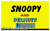 Snoopy And Peanuts DOS Game