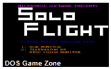 Solo Flight DOS Game