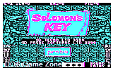 Solomon Keys DOS Game