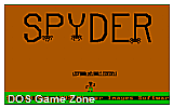 Spyder DOS Game
