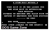 Star Ship Attack DOS Game