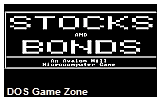 Stocks And Bonds DOS Game