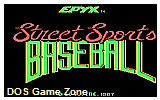 Street Sports Baseball DOS Game