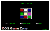 Super Cube DOS Game