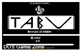 Tabu - the mask of delphin DOS Game
