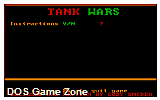Tank Wars DOS Game