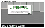 TEGL Klondike Solitaire DOS Game
