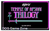 Temple of Apshai Trilogy DOS Game