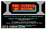 Temple of Death DOS Game