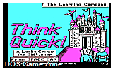 Think Quick! DOS Game