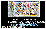 Times of Lore DOS Game