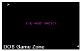 Warp Factor, The DOS Game