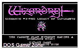 Wizardry III- Legacy of Llylgamyn (re-release) DOS Game
