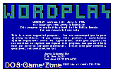 Wordplay DOS Game