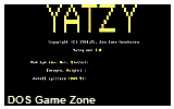 Yatzy DOS Game